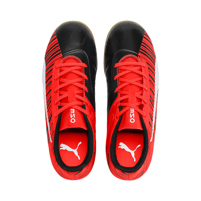 Puma One 5.4 IT Hallenschuh Jr Rot Schwarz Puma One 5.4 IT Hallenschuh Jr Rot Schwarz