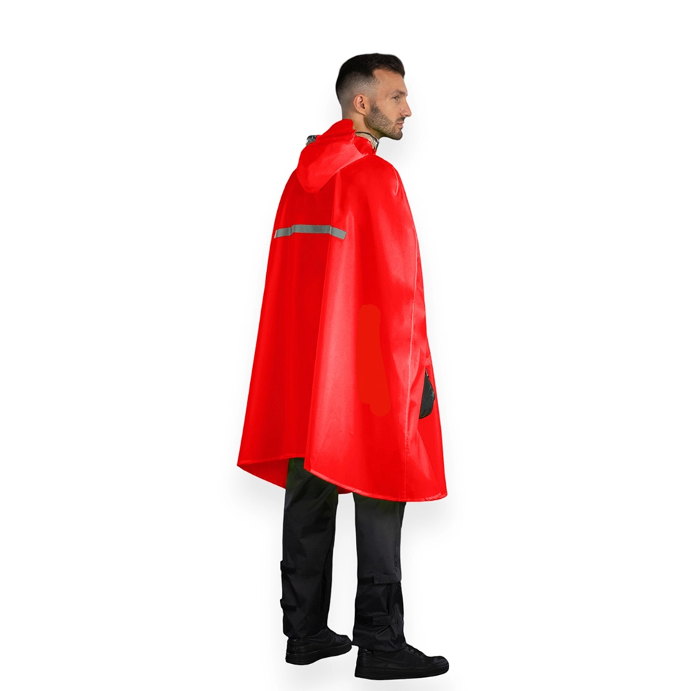 chiba Regenponcho - Rot