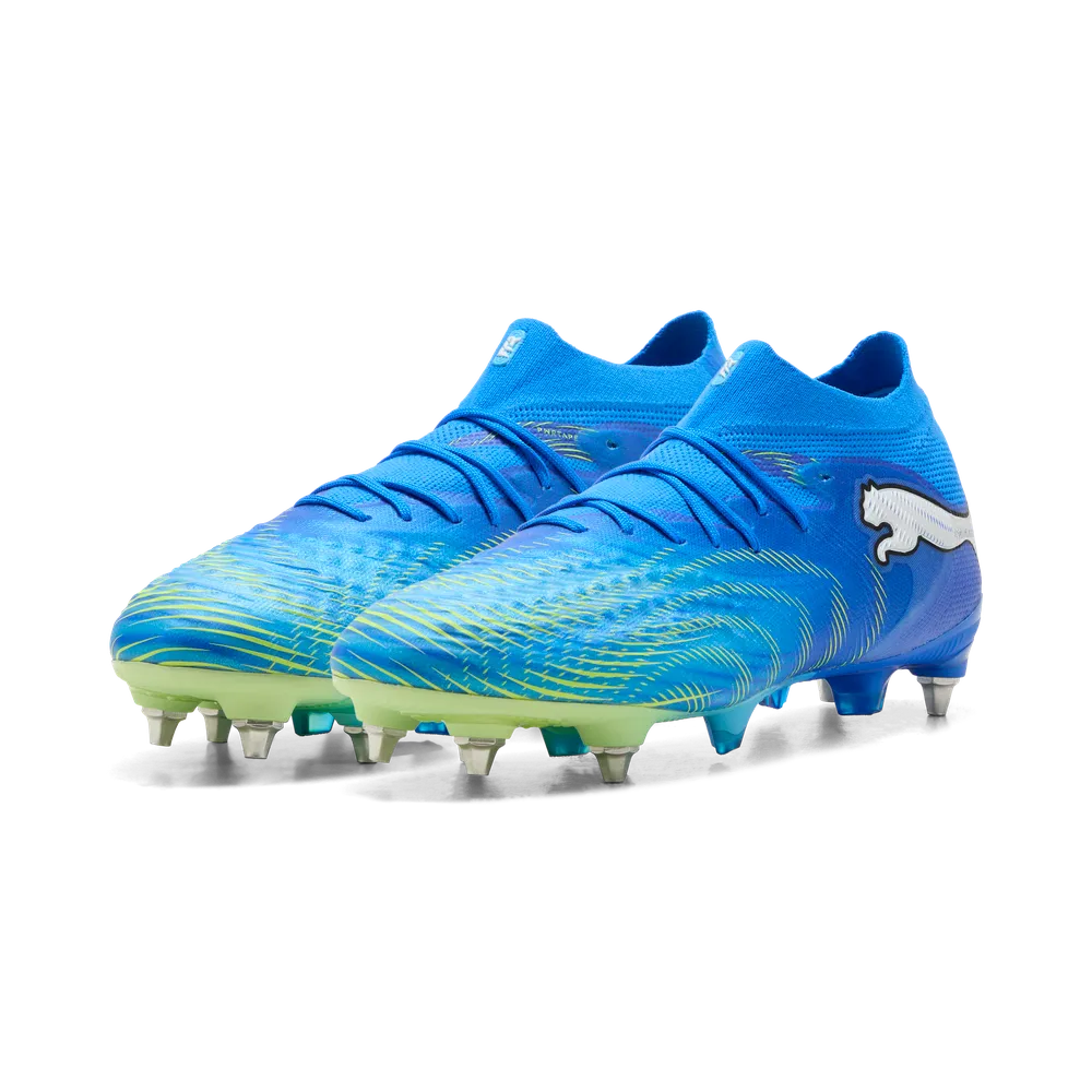 Puma FUTURE 9 ULTIMATE MxSG Fußballschuhe – Ultra Blue / White / Luminous Blue / Black