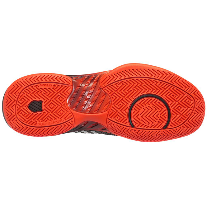 K-SWISS Hypercourt Supreme Herren Tennisschuh - schwarz rot