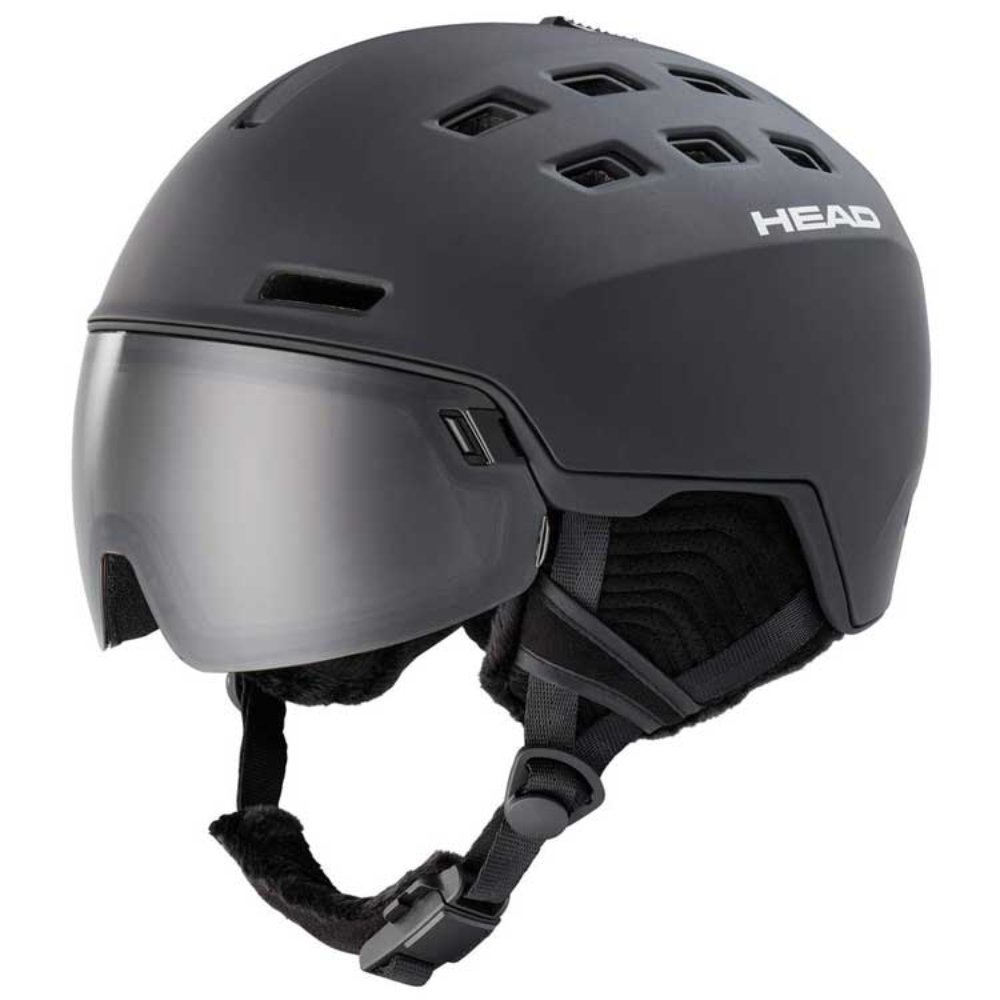 Head Radar Skihelm mit Visier - black