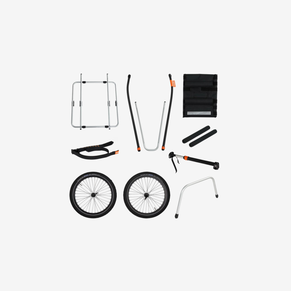 Reacha Sport Fahrradanhänger für Sportausrüstung inkl. Bikeconnector