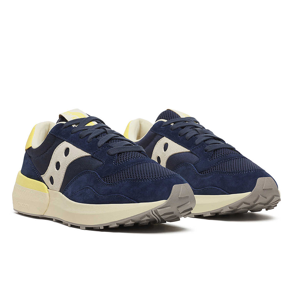 Saucony Jazz NXT Premium Unisex Sneaker - Navy | Yellow Saucony Jazz NXT Premium Unisex Sneaker - Navy | Yellow
