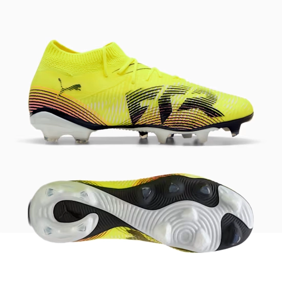 Puma FUTURE 8 MATCH FG/AG Fußballschuhe Damen - Yellow Alert