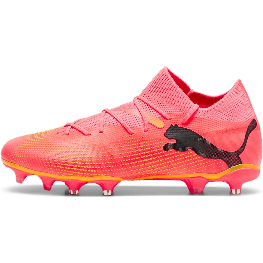 Puma FUTURE 7 MATCH FG/AG Fussballschuh - Sunset Glow/Black Sun Stream