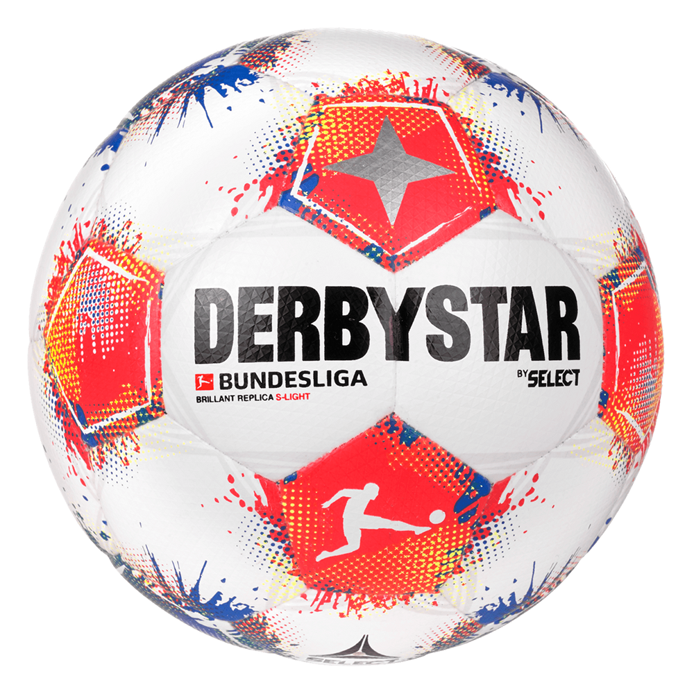 DERBYSTAR BUNDESLIGA BRILLANT REPLICA LIGHT V25 Fussball - Gr.5, 350gr. 