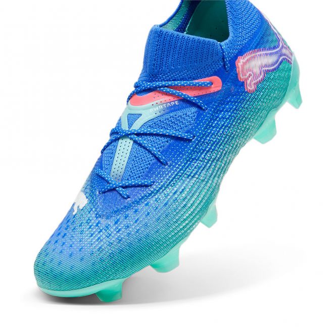 Puma FUTURE 7 ULTIMATE FG/AG Fussballschuh - Bluemazing/White/Electric Peppermint