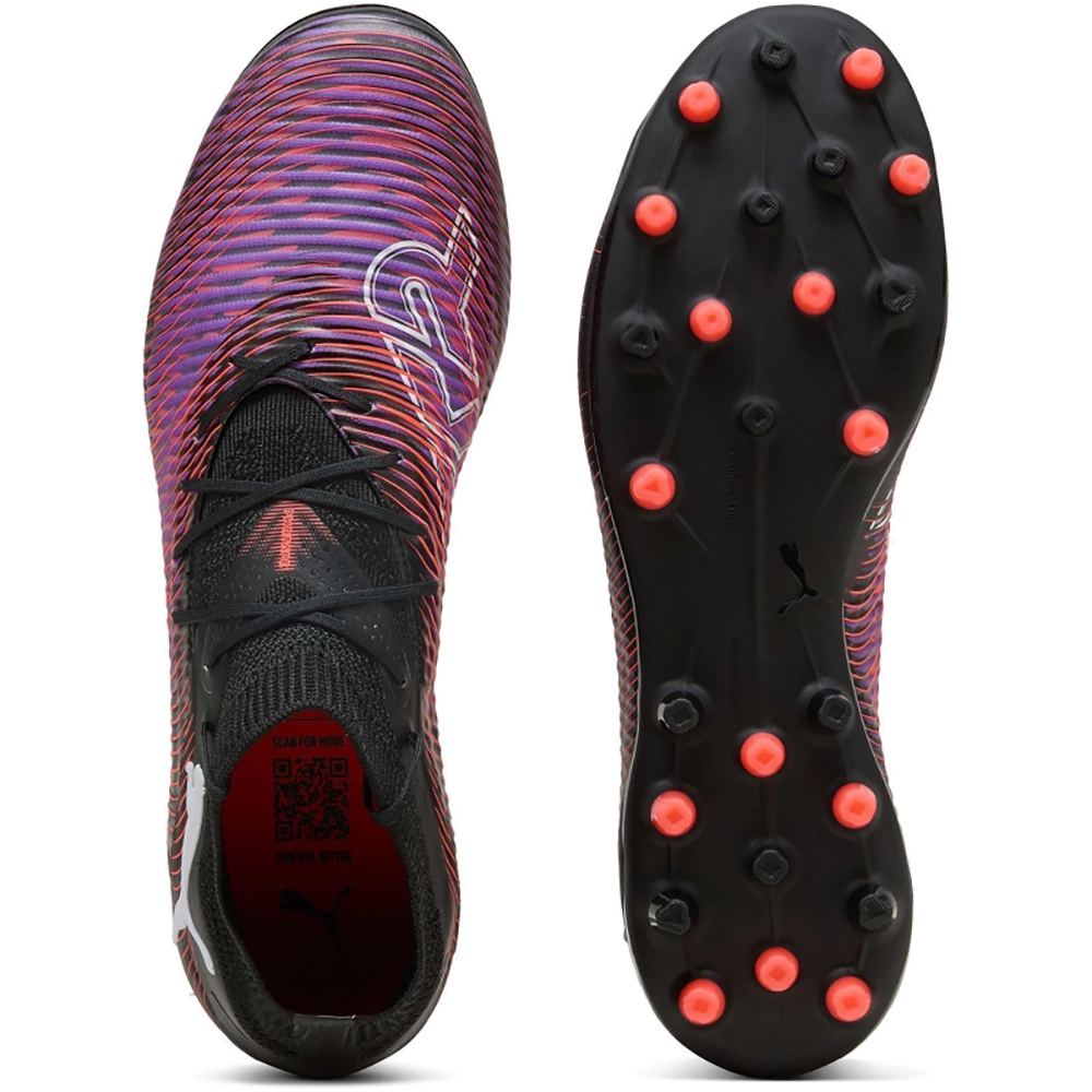 Puma FUTURE 8 PRO MG Fußballschuhe – Black White/Glowing Red