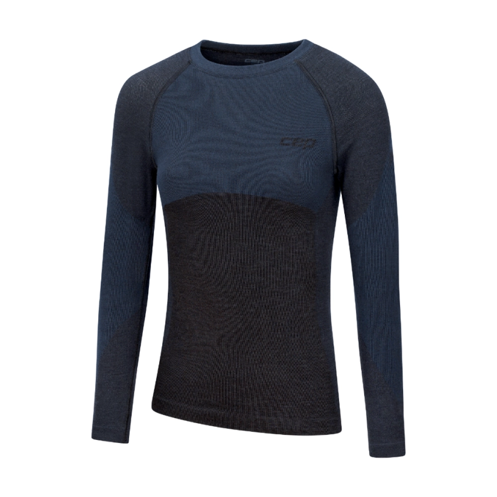 CEP Ski Merino Base Layer Shirt Long Sleeve Damen - black