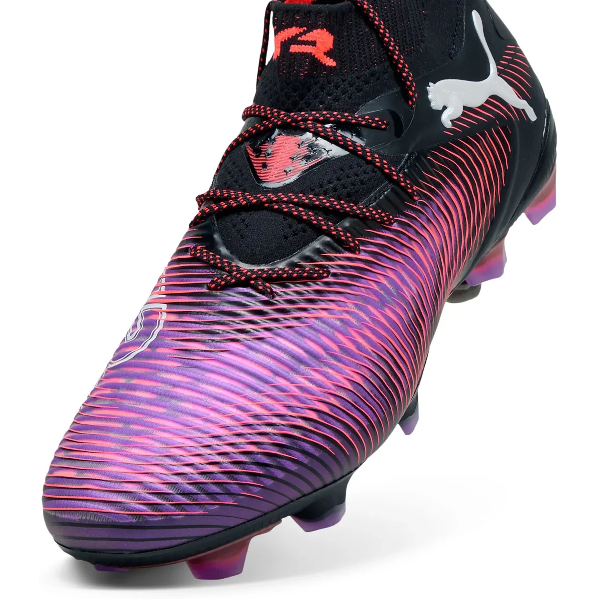 Puma FUTURE 8 ULTIMATE FG Fußballschuhe – Black White/Glowing Red