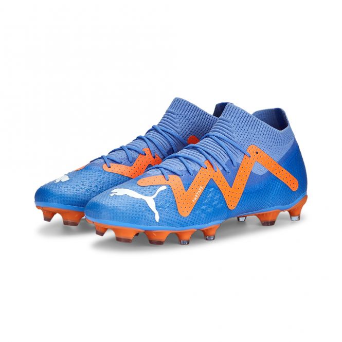 Puma FUTURE PRO FG/AG Fussballschuh - Blue Glimmer White Ultra Orange Puma FUTURE PRO FG/AG Fussballschuh - Blue Glimmer White Ultra Orange