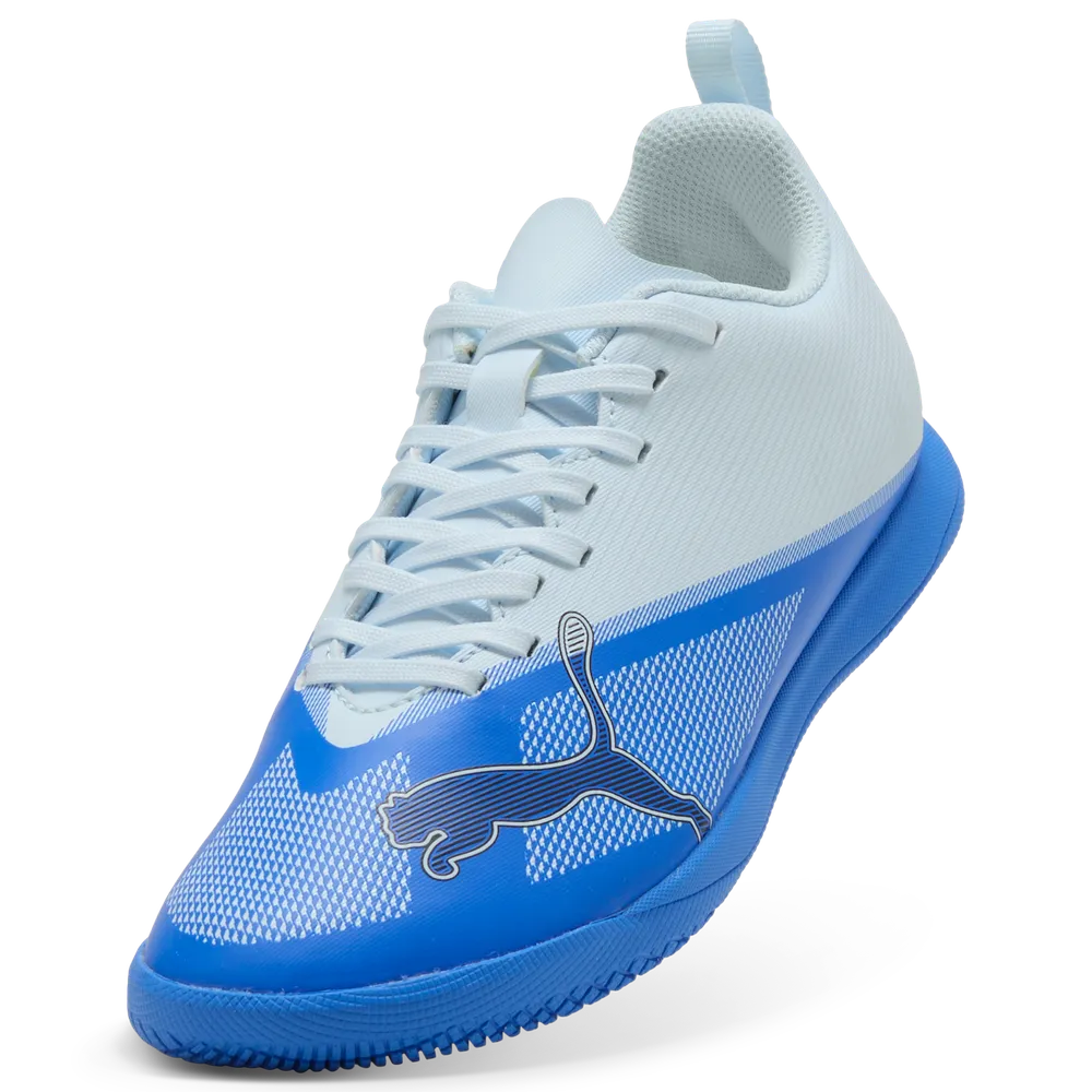 Puma ULTRA 7 PLAY IT Fußballschuhe Kinder – Ultra Blue / Icy Blue / Black / Lime Squeeze