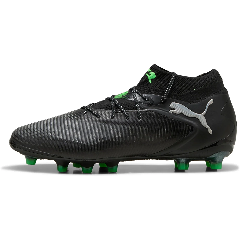 Puma FUTURE 8 ULTIMATE AG Fußballschuhe – Black Silver/Fluo Green Puma FUTURE 8 ULTIMATE AG Fußballschuhe – Black Silver/Fluo Green