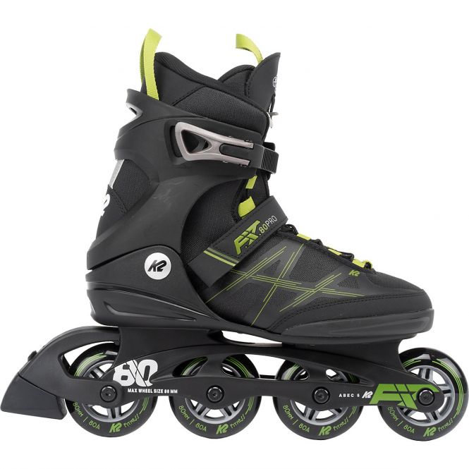 K2 F.I.T. 80 PRO Inline Skate black/olive