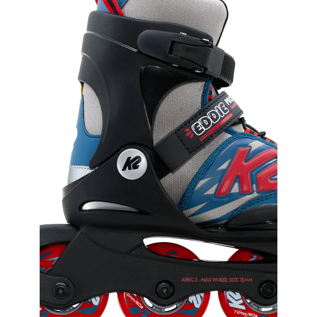 K2 Eddie Pro Kinder Inline Skate - gray/blue
