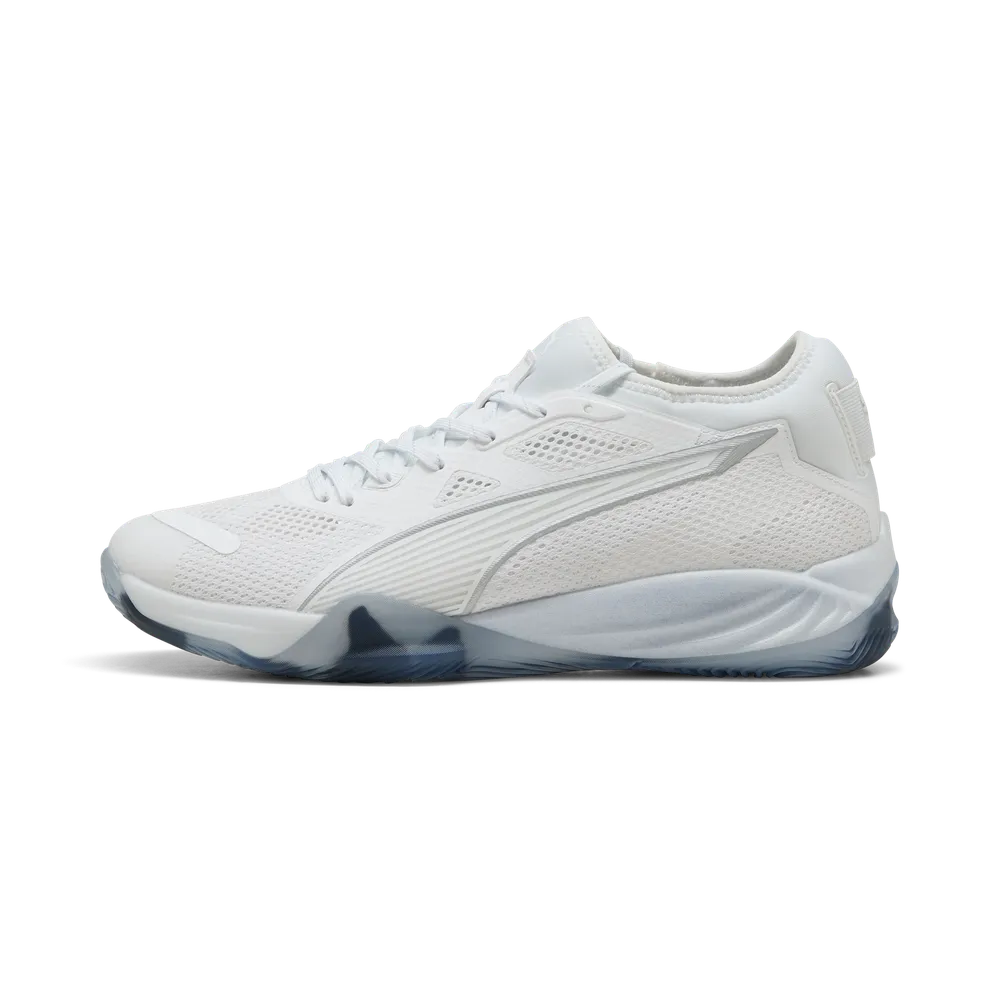 PUMA Eliminate NITRO™ SQD 4 White/Silver - Handballschuhe Herren