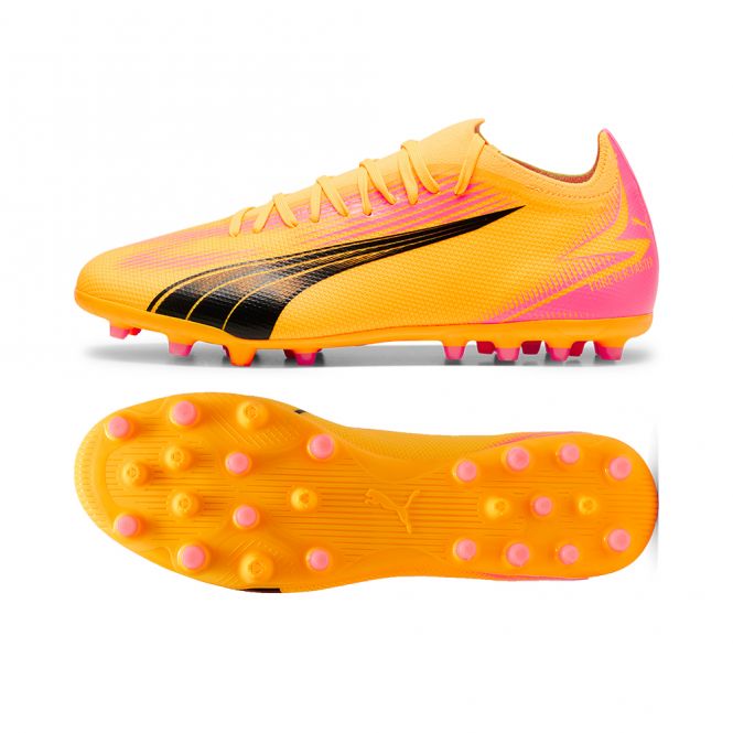 Puma ULTRA MATCH MG Rasen + Kunstrasenschuh - Sun Stream/Black Sunset Glow