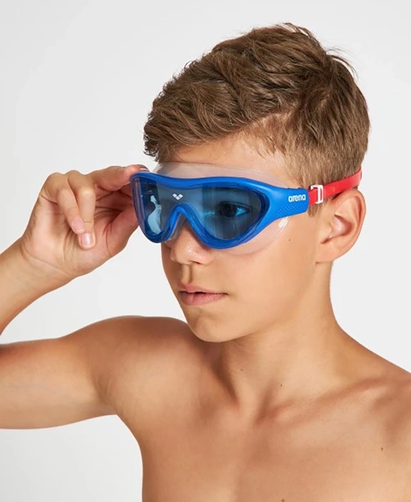 arena The One Junior Schwimmmaske Blue Lens Kinder – Blau Rot