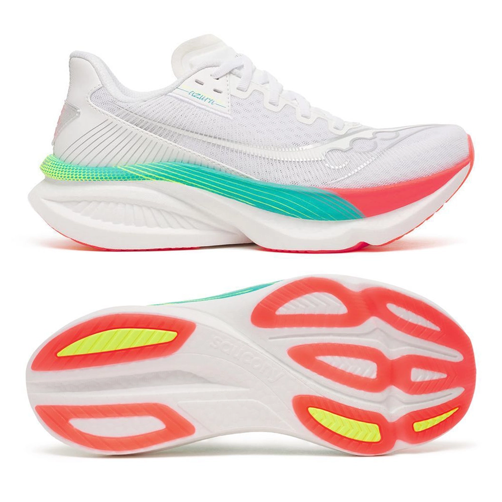 saucony Endorphin Azura Damen Neutral-Laufschuh - White | Multicolor saucony Endorphin Azura Damen Neutral-Laufschuh - White | Multicolor