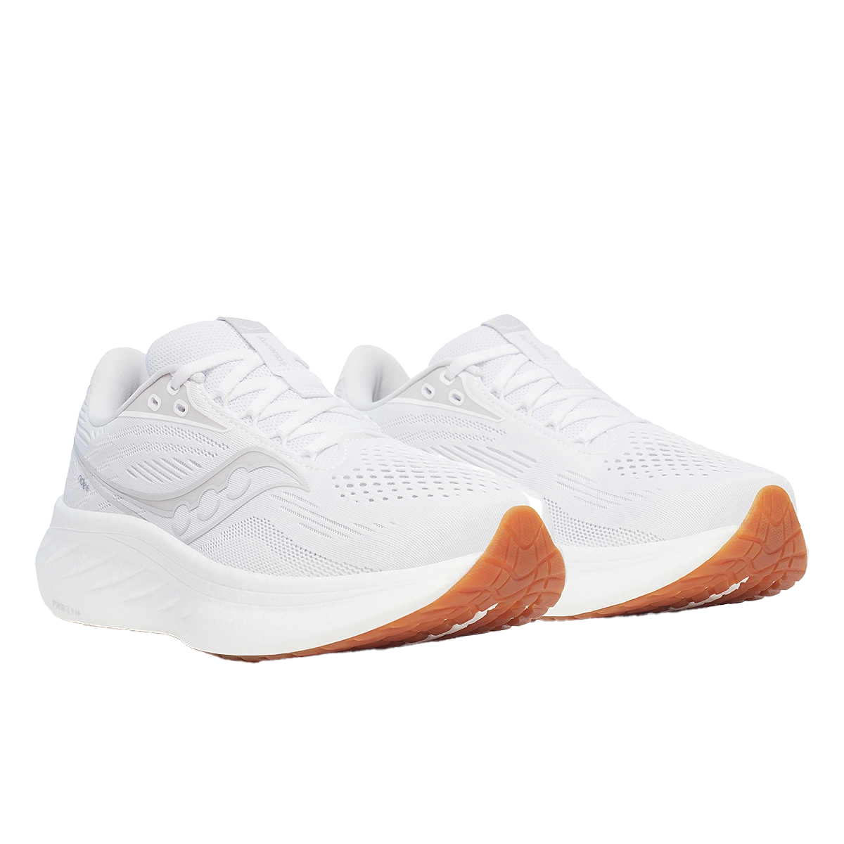 saucony Ride 18 Damen Neutral-Laufschuh - White | Gum