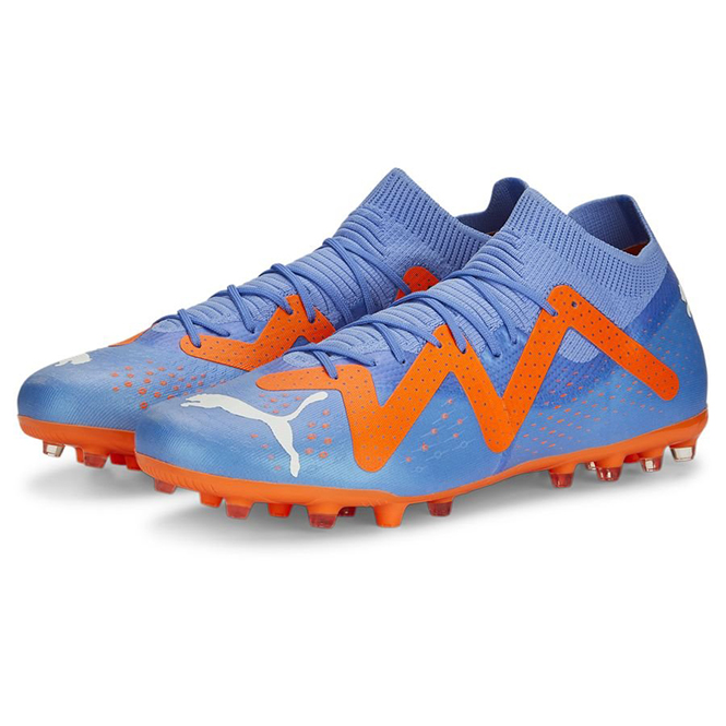 Puma FUTURE MATCH MG Rasen + Kunstrasenschuh - orange blau Puma FUTURE MATCH MG Rasen + Kunstrasenschuh - orange blau