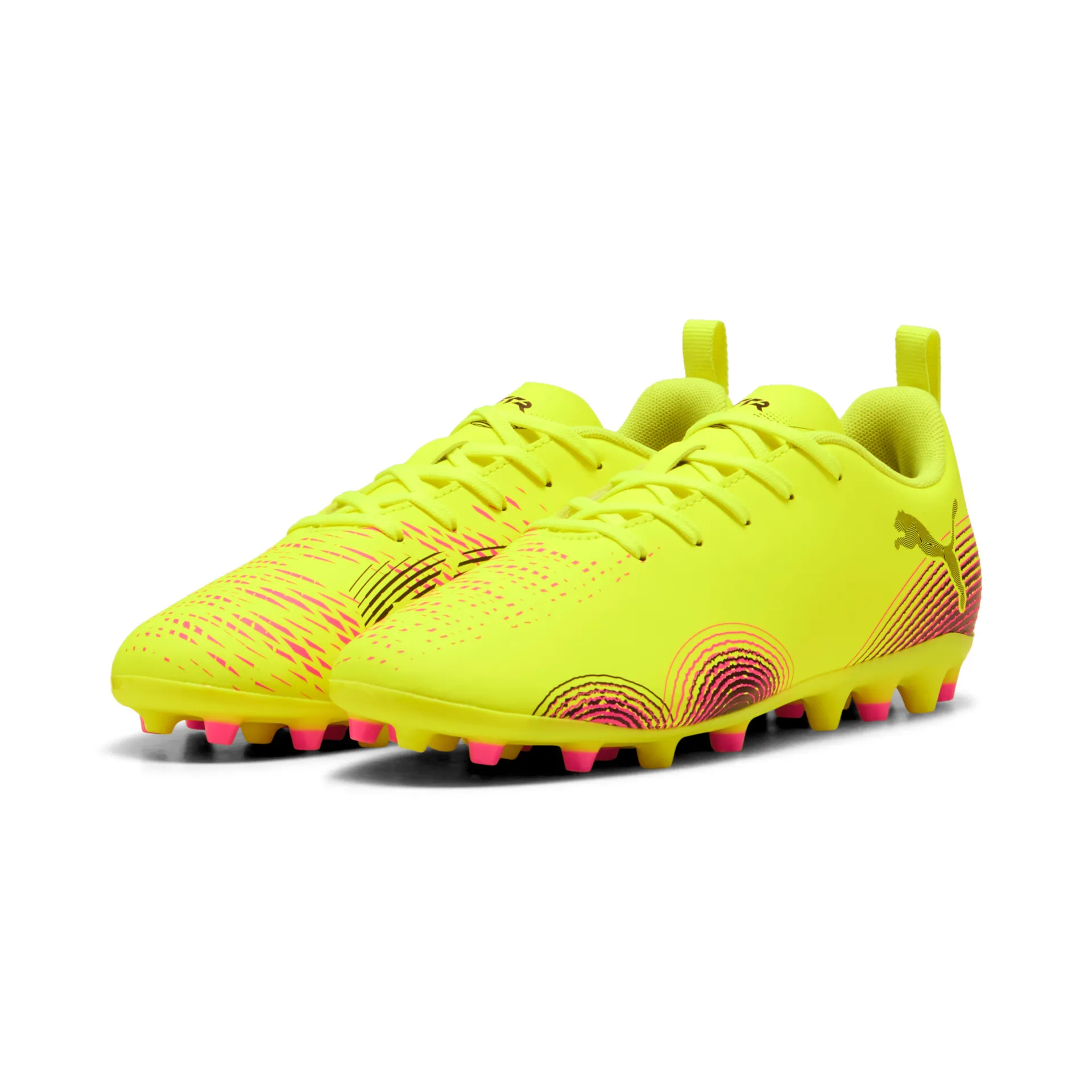Puma FUTURE 8 PLAY MG JR Fußballschuhe Kinder – Yellow Alert