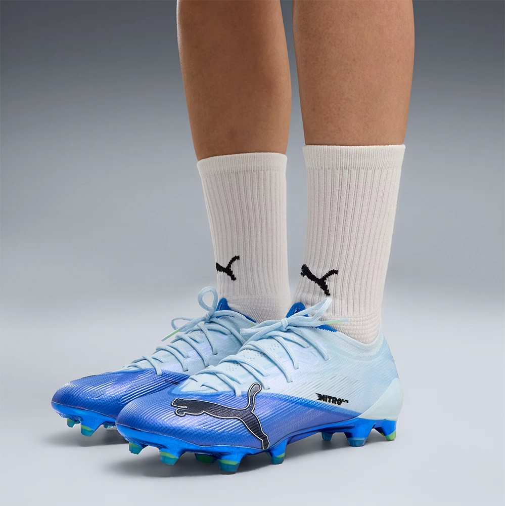 Puma ULTRA NITRO 7 ULTIMATE FG Damen Fußballschuhe – Ultra Blue / Icy Blue / Black / Lime Squeeze