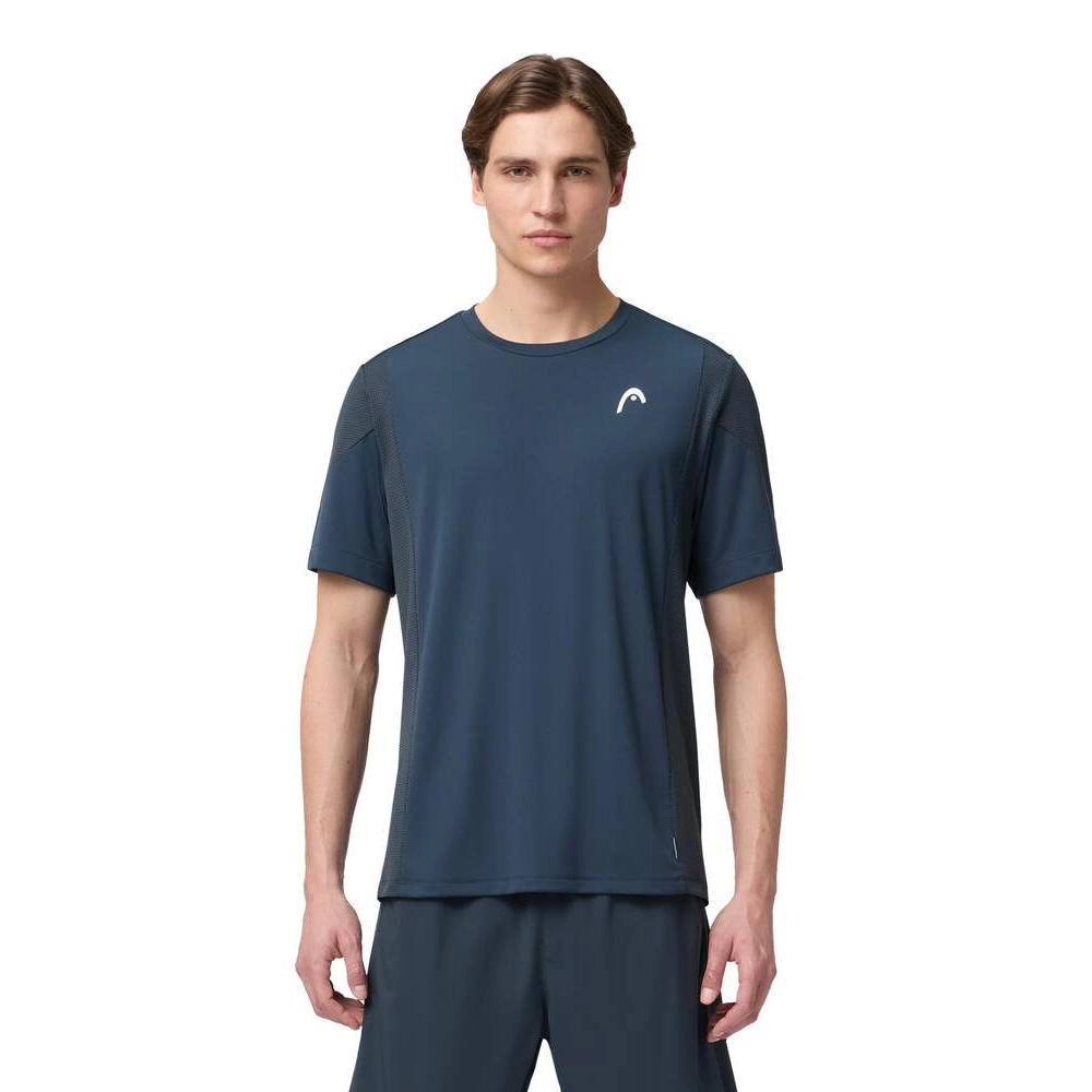HEAD SLICE Tennis T-Shirt Herren - navy