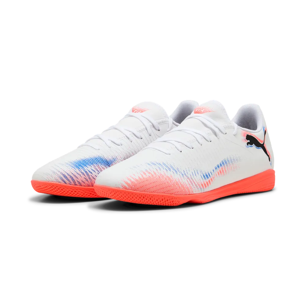 Puma FUTURE 8 PLAY IT Hallenfußballschuh - White/Black Glowing Red Puma FUTURE 8 PLAY IT Hallenfußballschuh - White/Black Glowing Red