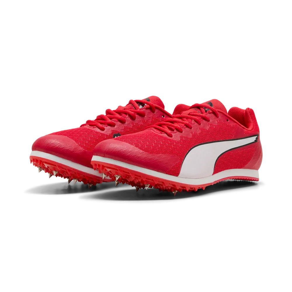 Puma evoSPEED Star 9 Junior Leichtathletikschuh (Spikes) – Red/White/Black Puma evoSPEED Star 9 Junior Leichtathletikschuh (Spikes) – Red/White/Black