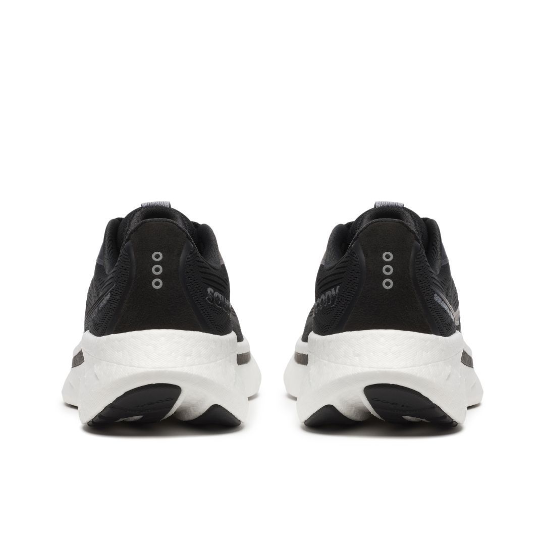 saucony Ride 18 Damen Neutral-Laufschuh - Black | White