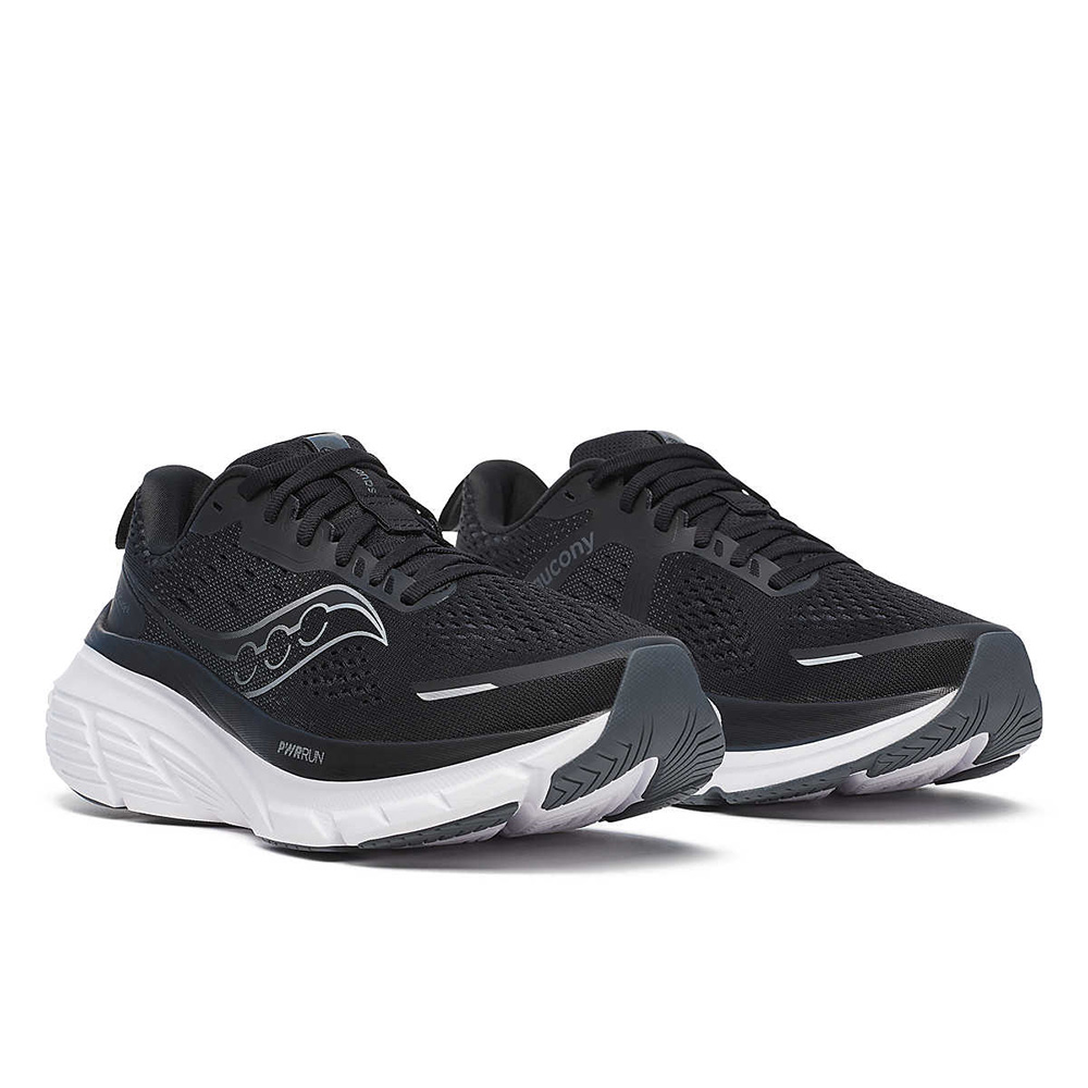 saucony Guide 18 Damen Stabilität- Laufschuh - Black | White saucony Guide 18 Damen Stabilität- Laufschuh - Black | White