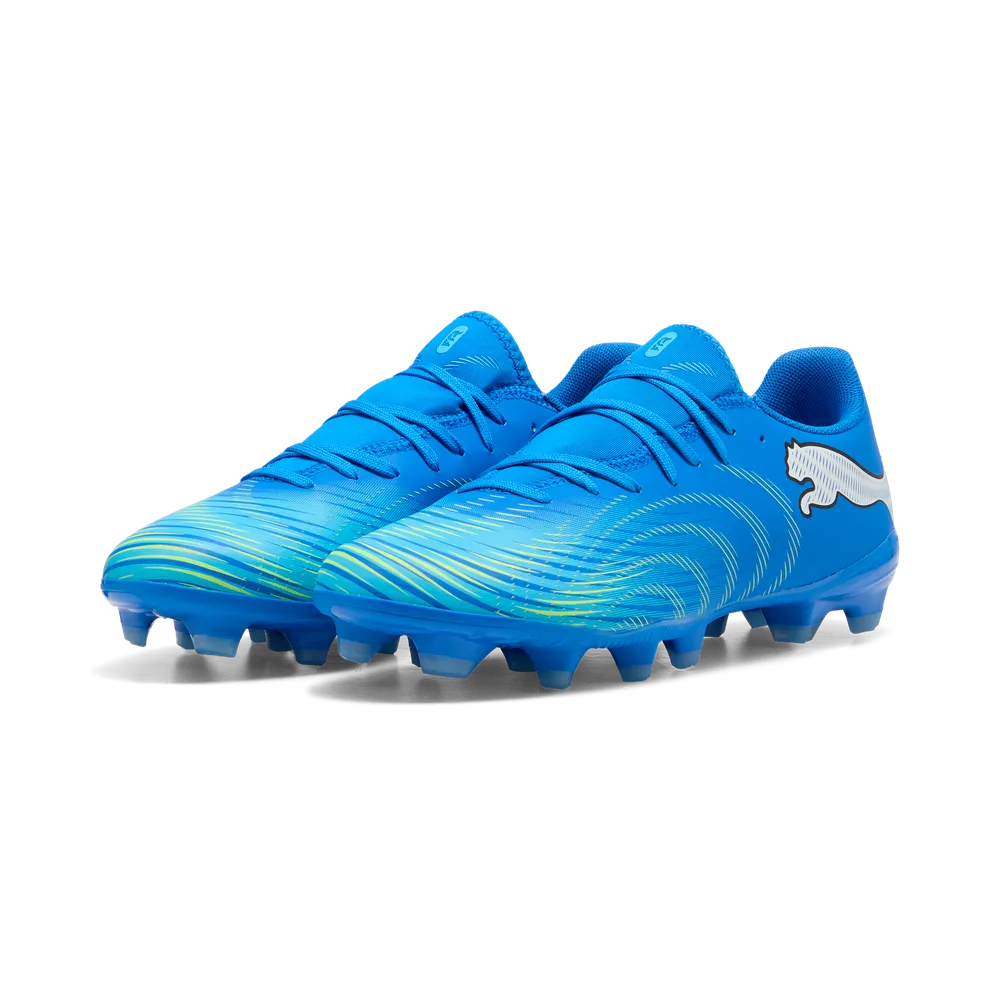 Puma FUTURE 9 PLAY FG/AG Fußballschuhe – Ultra Blue / White / Luminous Blue / Black