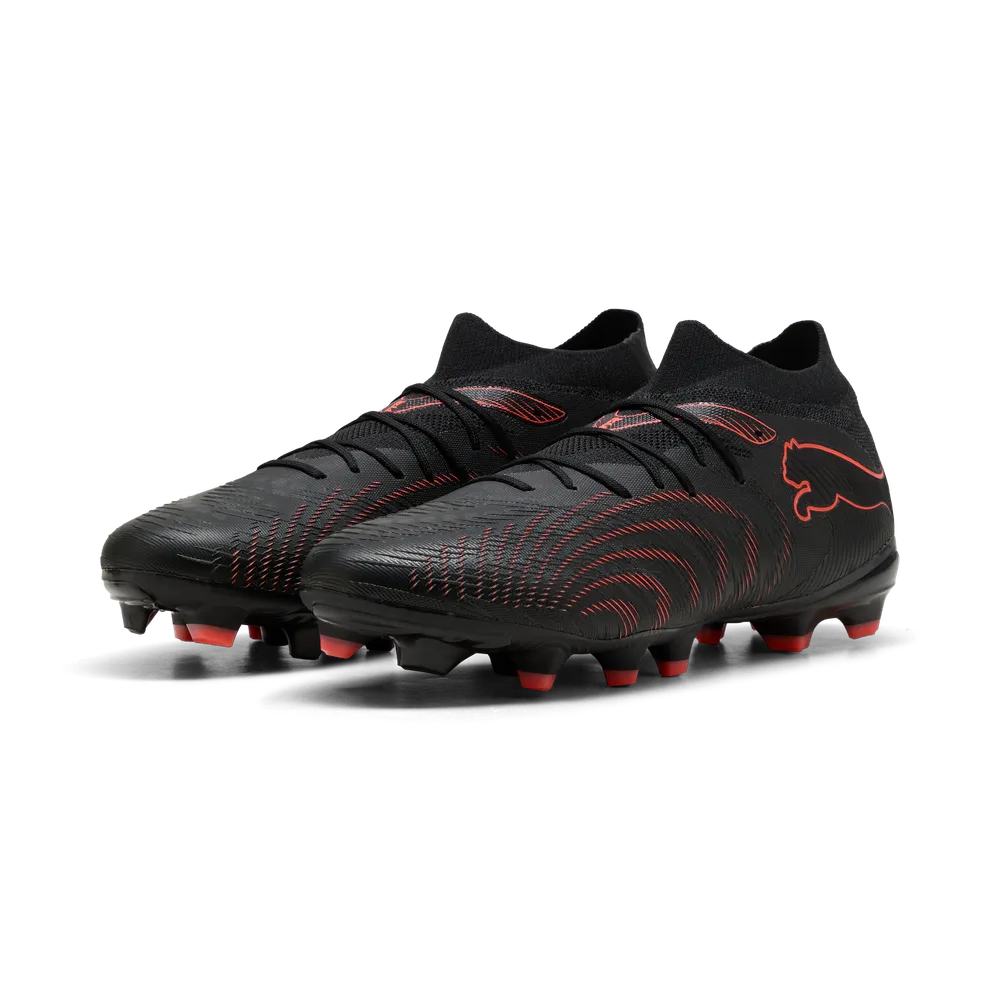 Puma FUTURE 9 MATCH FG/AG Fußballschuhe – Black/Glowing Red/Strong Grey Puma FUTURE 9 MATCH FG/AG Fußballschuhe – Black/Glowing Red/Strong Grey