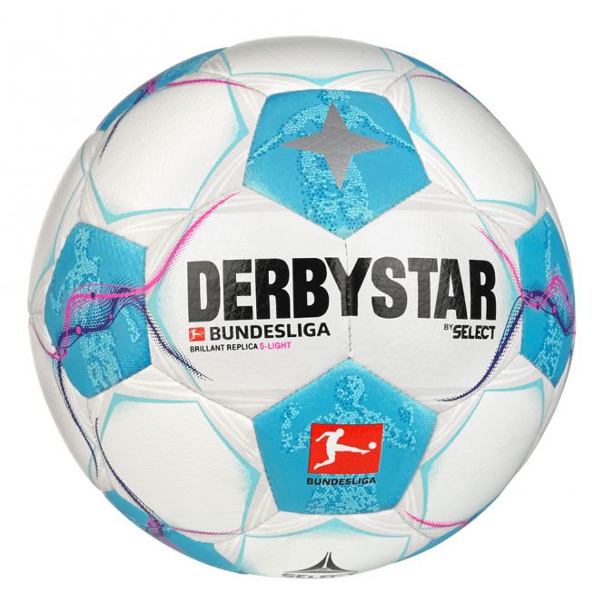 DERBYSTAR BUNDESLIGA BRILLANT REPLICA S-LIGHT V24 Fussball - Gr.4, 290gr.
