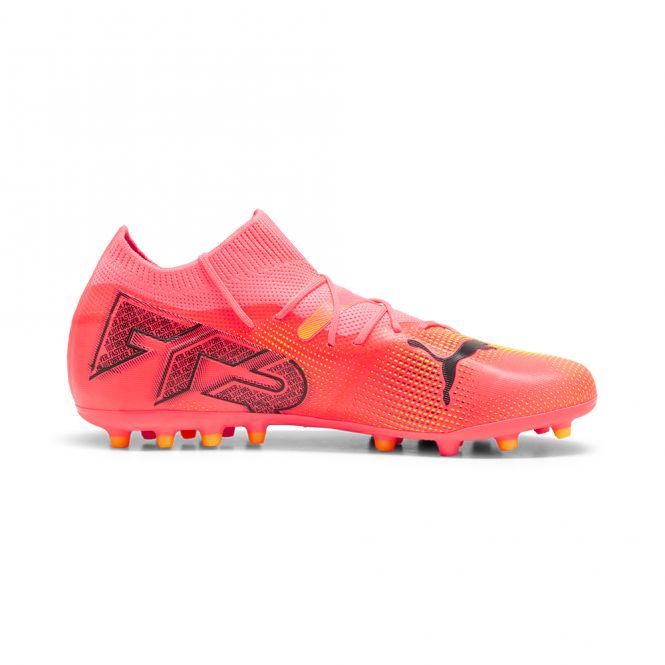 Puma FUTURE 7 MATCH MG Rasen + Kunstrasenschuh - Sunset Glow/Black Sun Stream