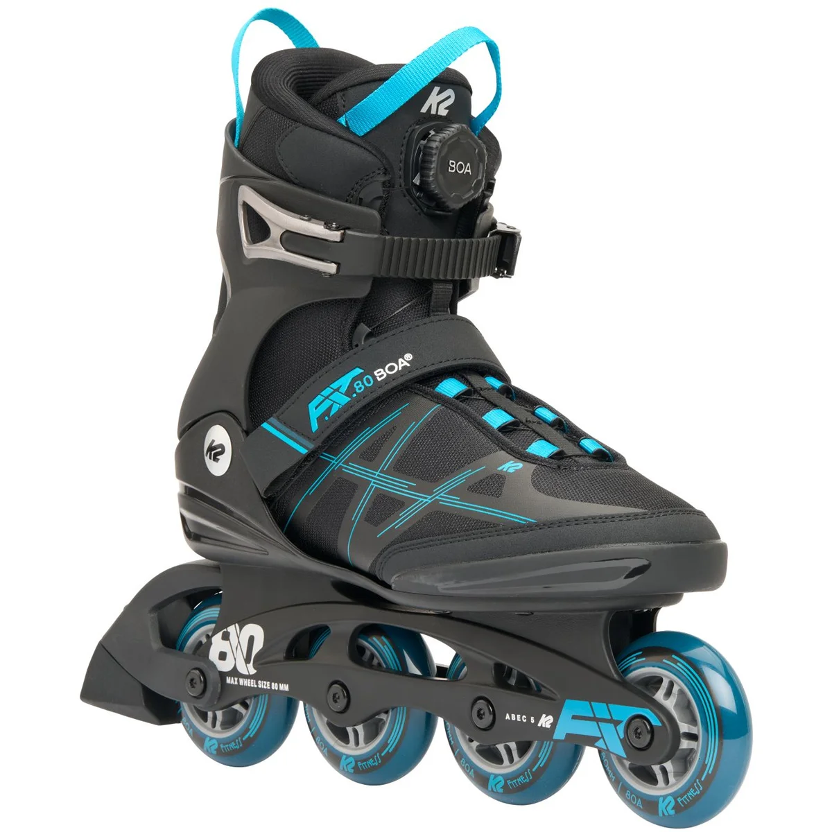K2 F.I.T. 80 BOA Herren Inline Skate - black/blue K2 F.I.T. 80 BOA Herren Inline Skate - black/blue