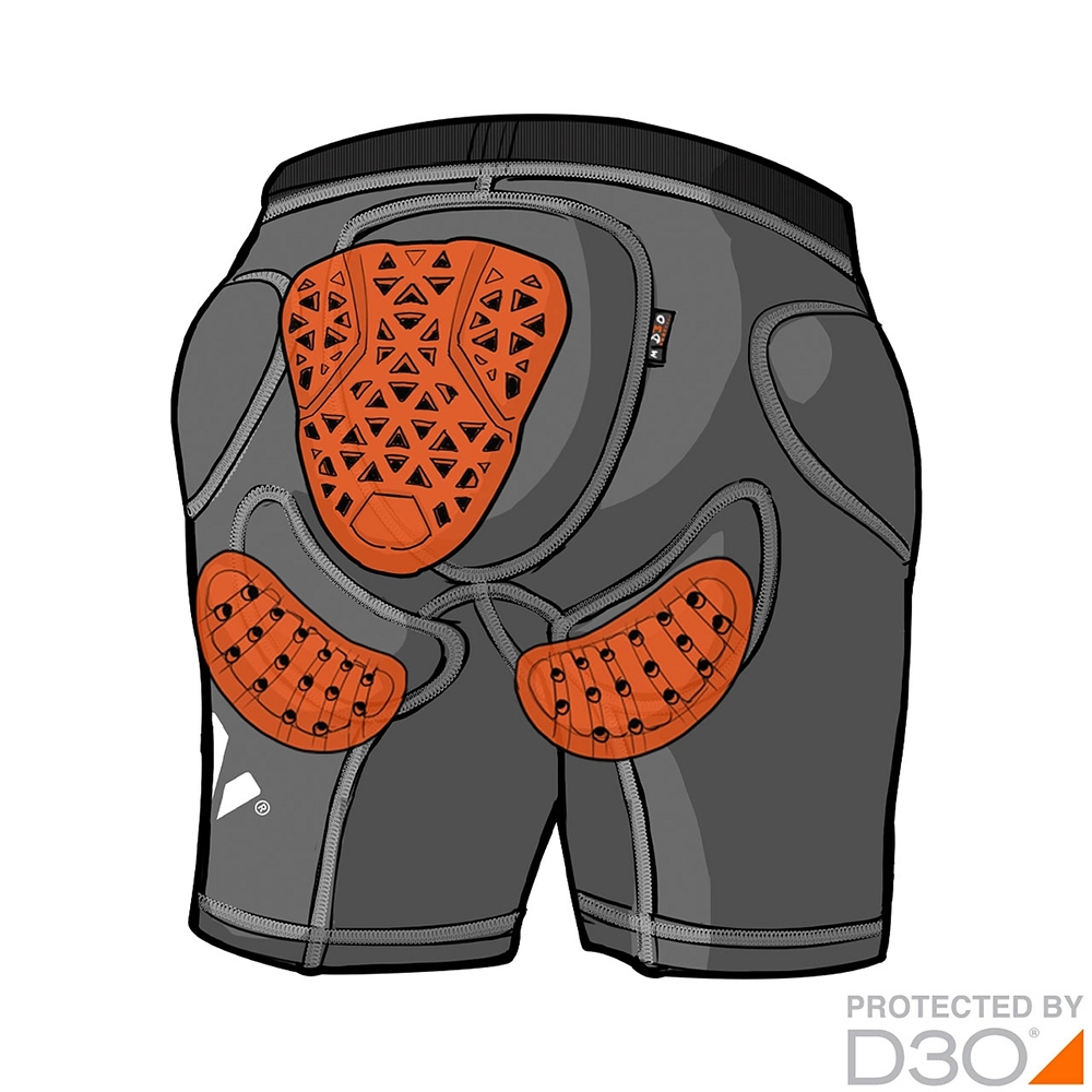 XION Shorts Freeride-Evo Damen Hüft- & Steißbeinprotektor