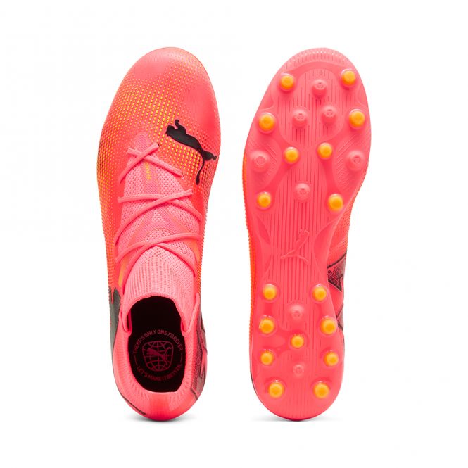 Puma FUTURE 7 MATCH MG Rasen + Kunstrasenschuh - Sunset Glow/Black Sun Stream