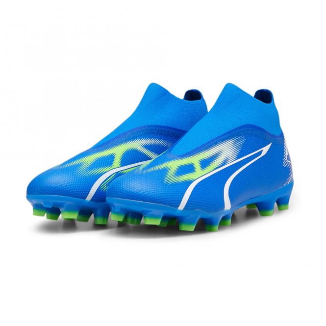 Puma ULTRA MATCH+ LL FG/AG Fussballschuh - blue pro green Puma ULTRA MATCH+ LL FG/AG Fussballschuh - blue pro green