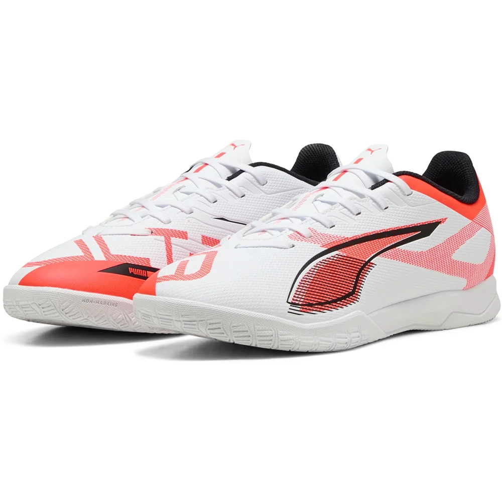 Puma ULTRA 5 PLAY IT Fußballschuhe – White/Black Glowing Red Puma ULTRA 5 PLAY IT Fußballschuhe – White/Black Glowing Red