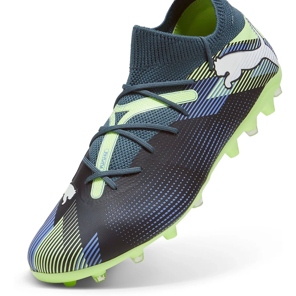 Puma FUTURE 7 MATCH MG Fussballschuh - Gray Skies/White Apple