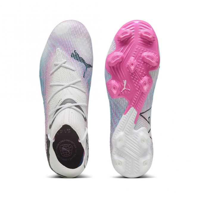 Puma FUTURE 7 ULTIMATE FG/AG Fussballschuh - white poison pink Puma FUTURE 7 ULTIMATE FG/AG Fussballschuh - white poison pink