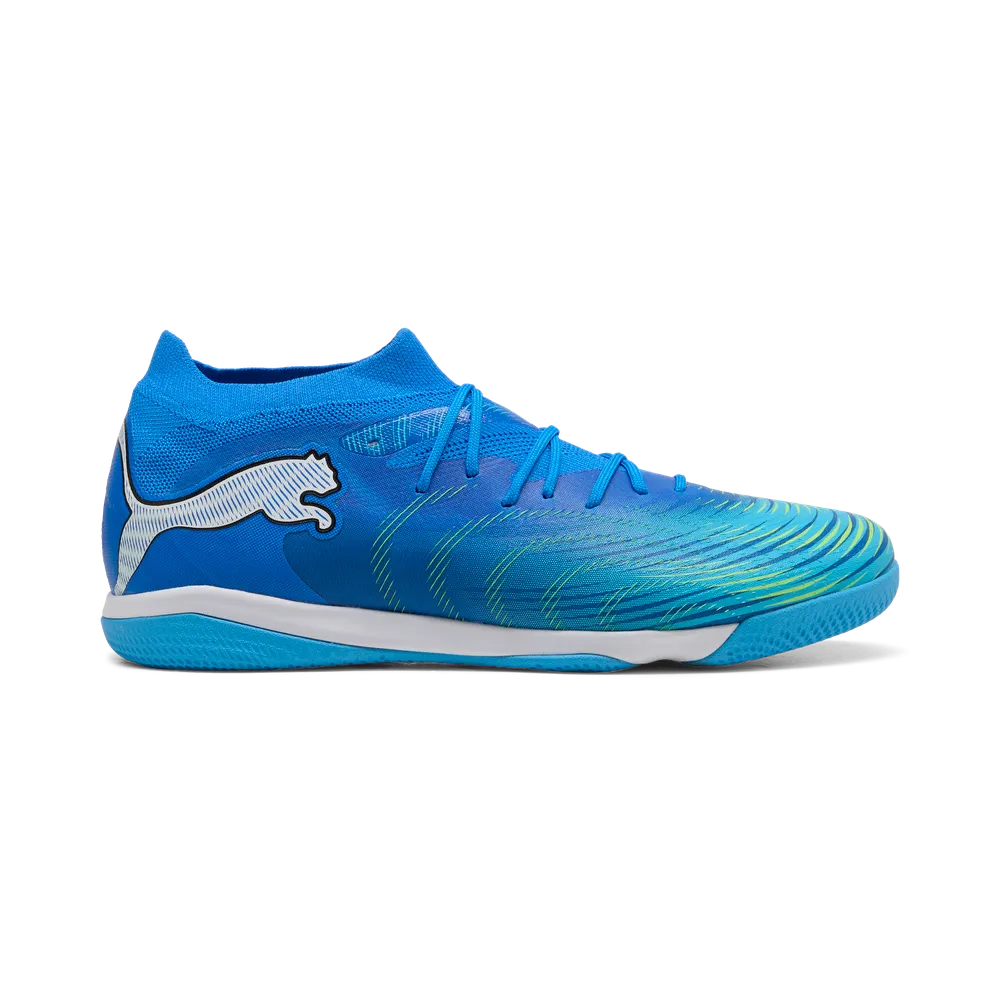 Puma FUTURE 9 MATCH IT Fußballschuhe – Ultra Blue / White / Luminous Blue / Black