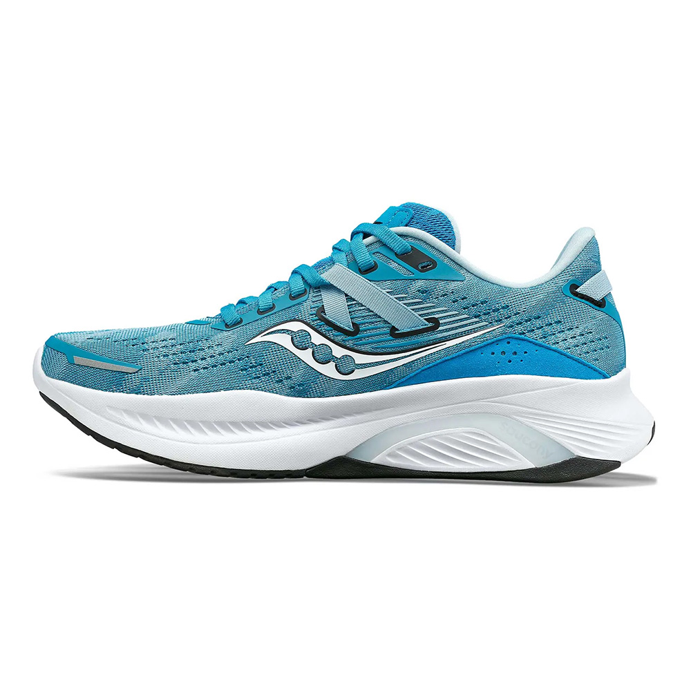 saucony Guide 16 Damen Stabilitäts- Laufschuh - ink/white