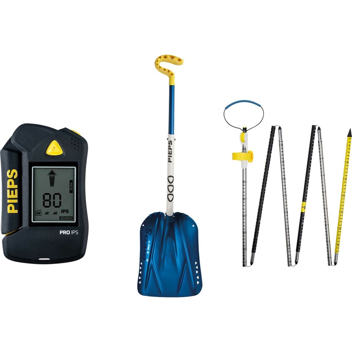 Pieps Pro IPS LVS-Set (LVS-Gerät + Sonde + Schaufel) 2025  Pieps Pro IPS LVS-Set (LVS-Gerät + Sonde + Schaufel) 2025