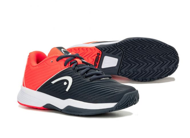 Head Revolt Pro 4.0 Kinder Tennisschuh - blau/orange Head Revolt Pro 4.0 Kinder Tennisschuh - blau/orange