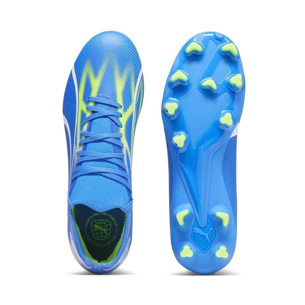 Puma ULTRA MATCH FG/AG Damen Fussballschuh - Blue/White/Pro Green