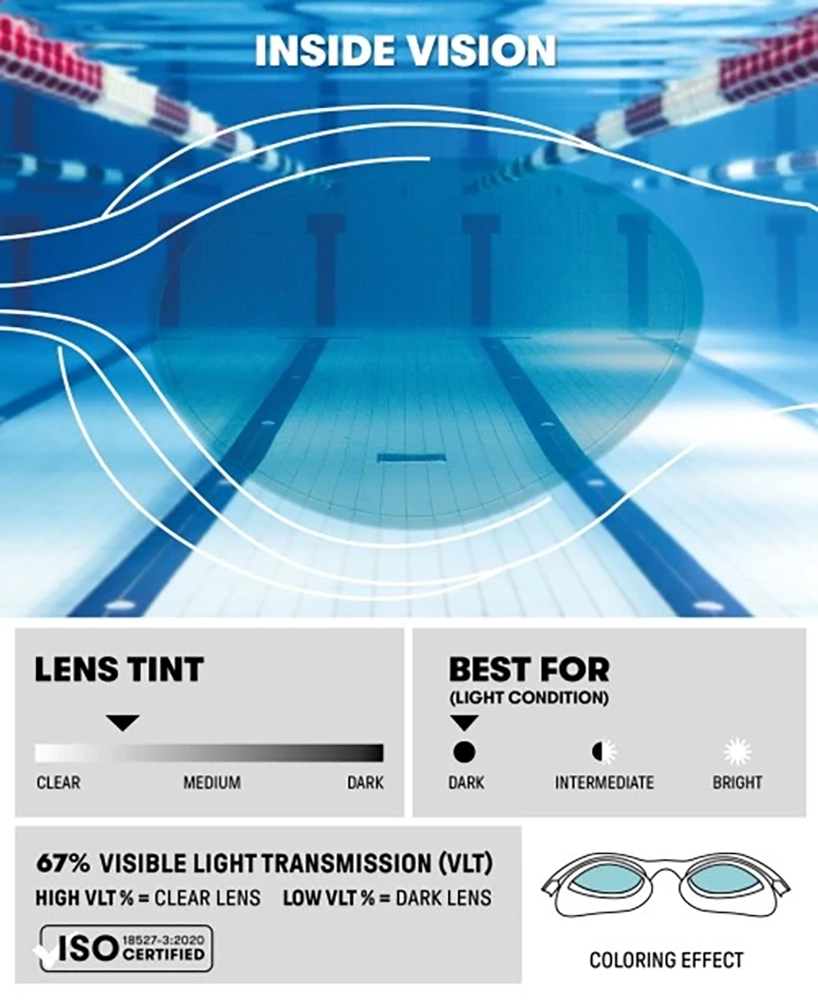 arena The One Junior Schwimmbrille Blue Lens Kinder – Blau Dunkelblau