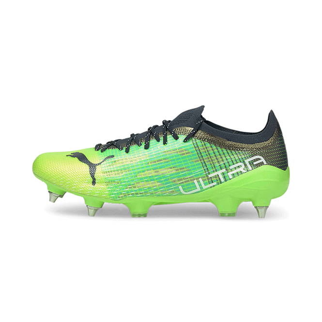 Puma ULTRA 1.3 MxSG Stollenschuh - Green Glare Elektro Aqua Spellbound